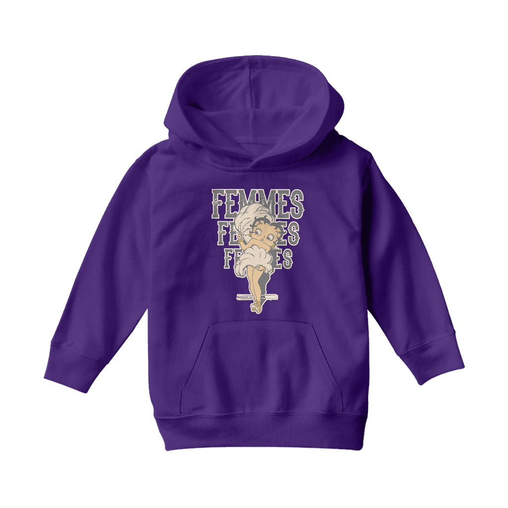 Betty Boop Femmes Fans Kids Hooded Sweatshirt