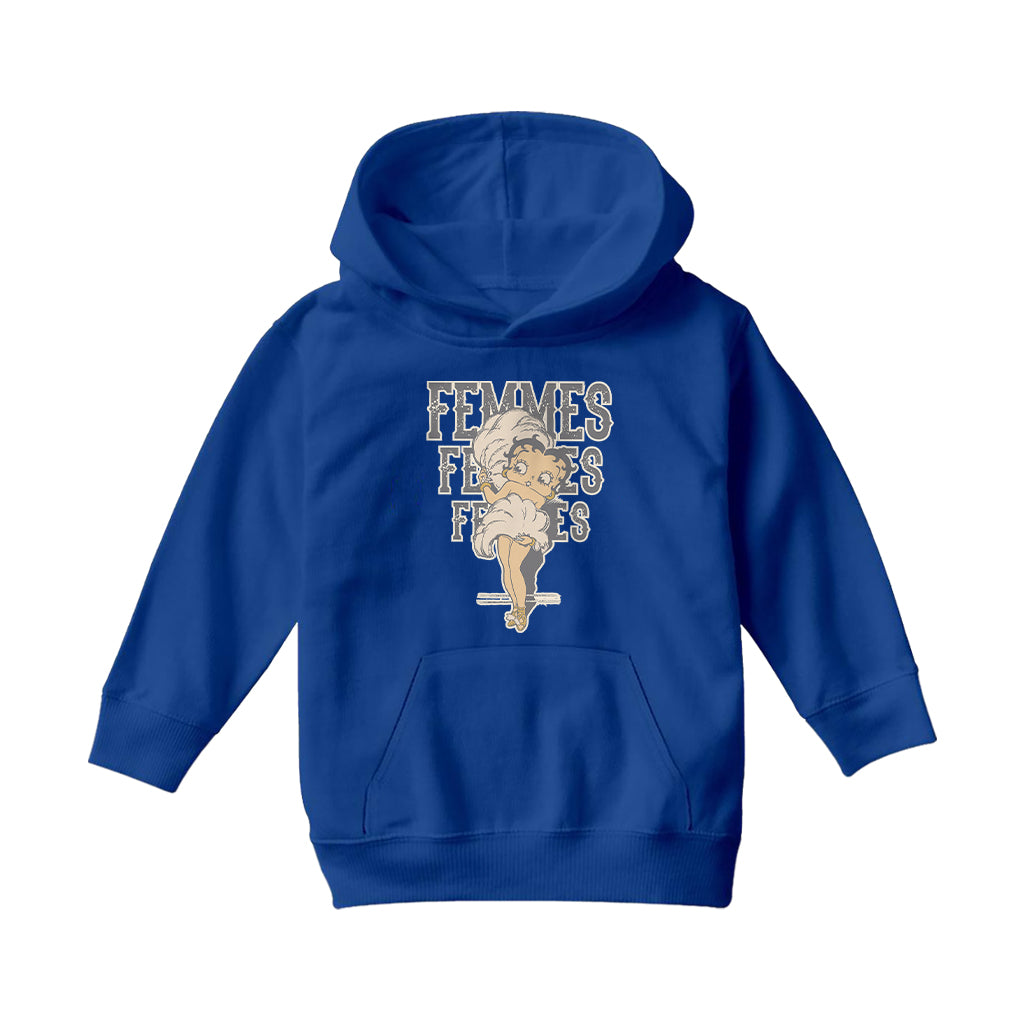 Betty Boop Femmes Fans Kids Hooded Sweatshirt