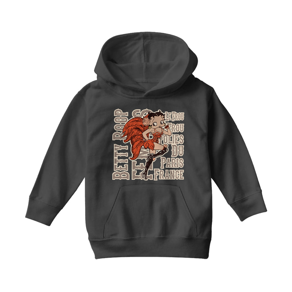 Betty Boop Femmes Kids Hooded Sweatshirt