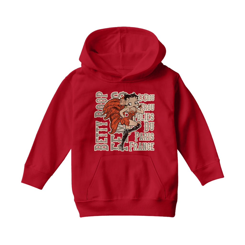 Betty Boop Femmes Kids Hooded Sweatshirt