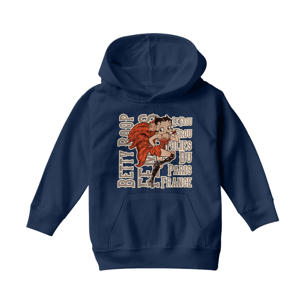 Betty Boop Femmes Kids Hooded Sweatshirt