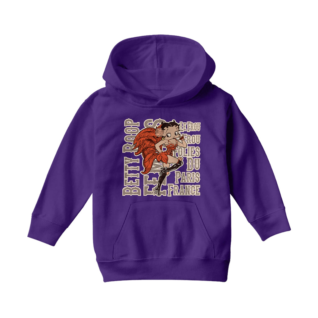 Betty Boop Femmes Kids Hooded Sweatshirt