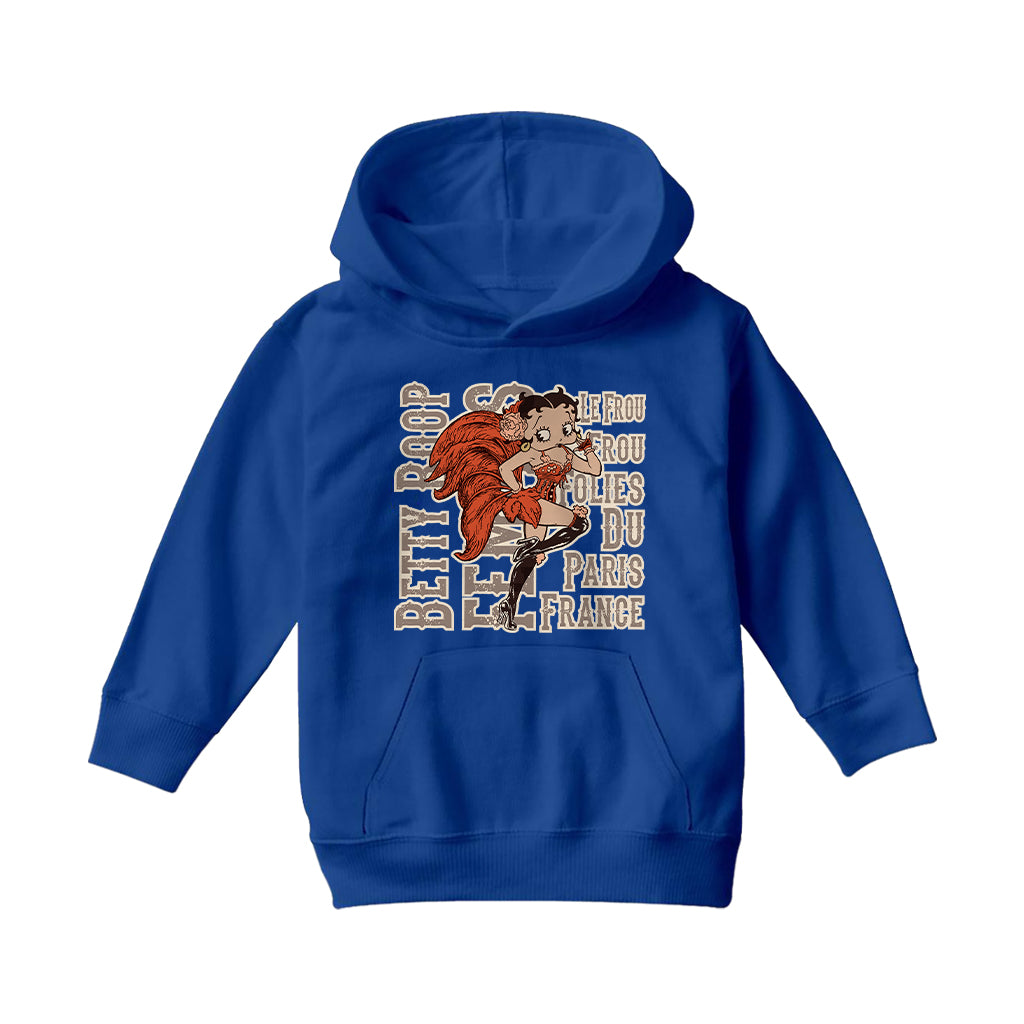 Betty Boop Femmes Kids Hooded Sweatshirt