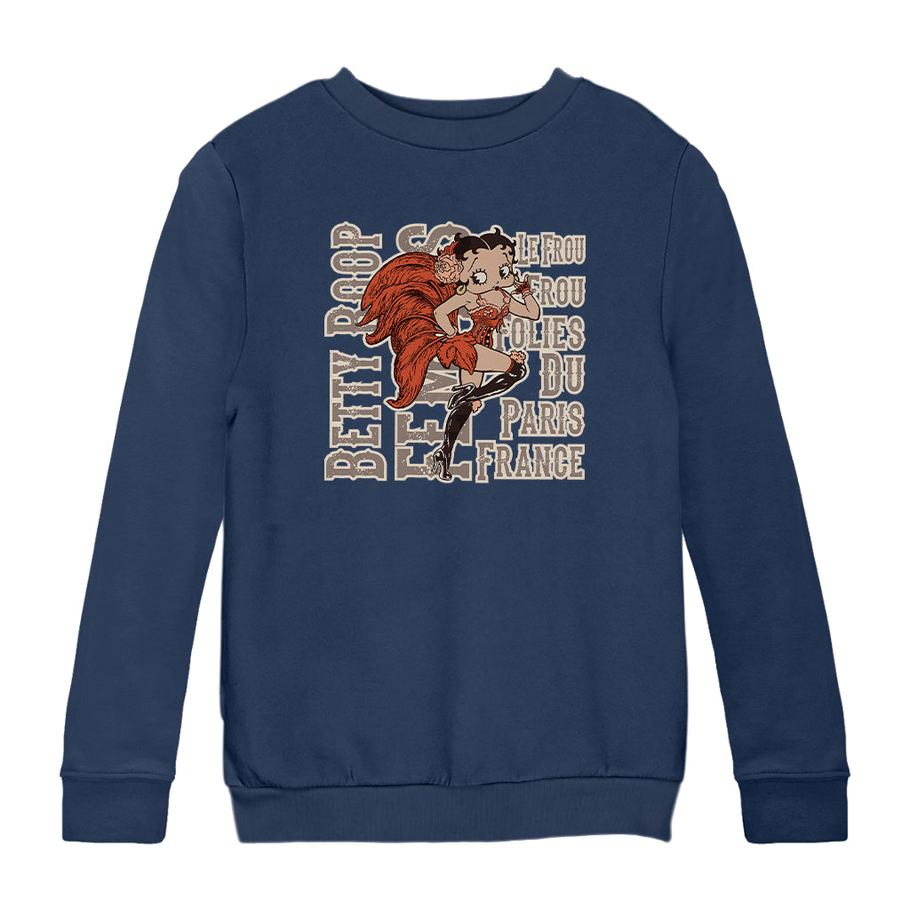 Betty Boop Femmes Kids Sweatshirt