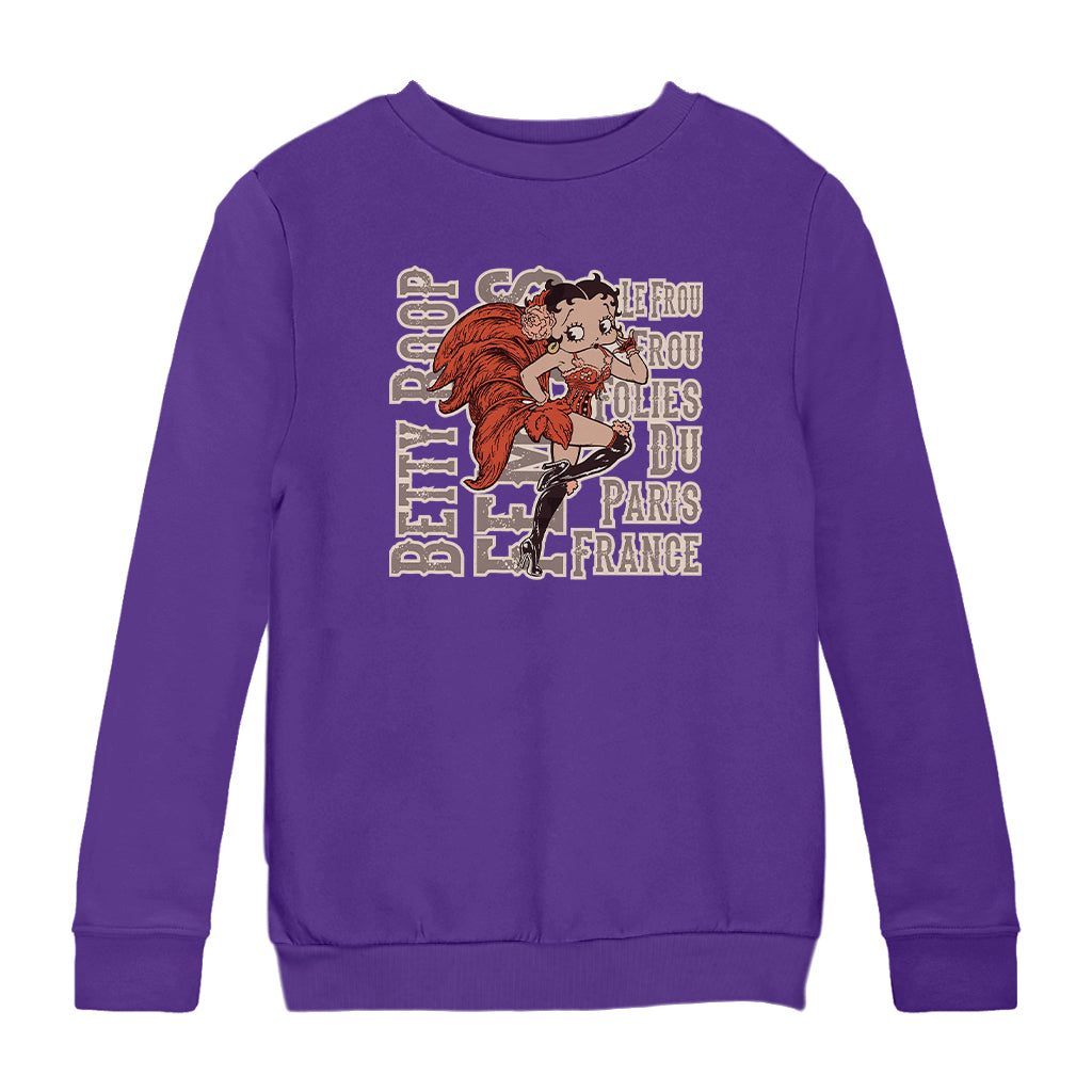 Betty Boop Femmes Kids Sweatshirt