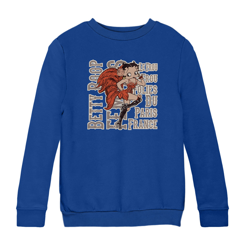 Betty Boop Femmes Kids Sweatshirt