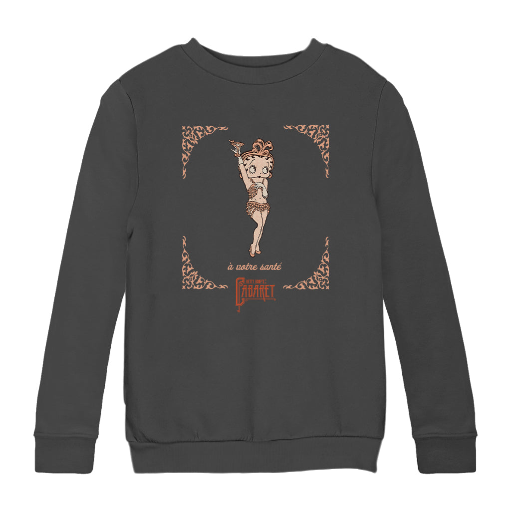 Betty Boop Betty Boop's Cabaret Kids Sweatshirt