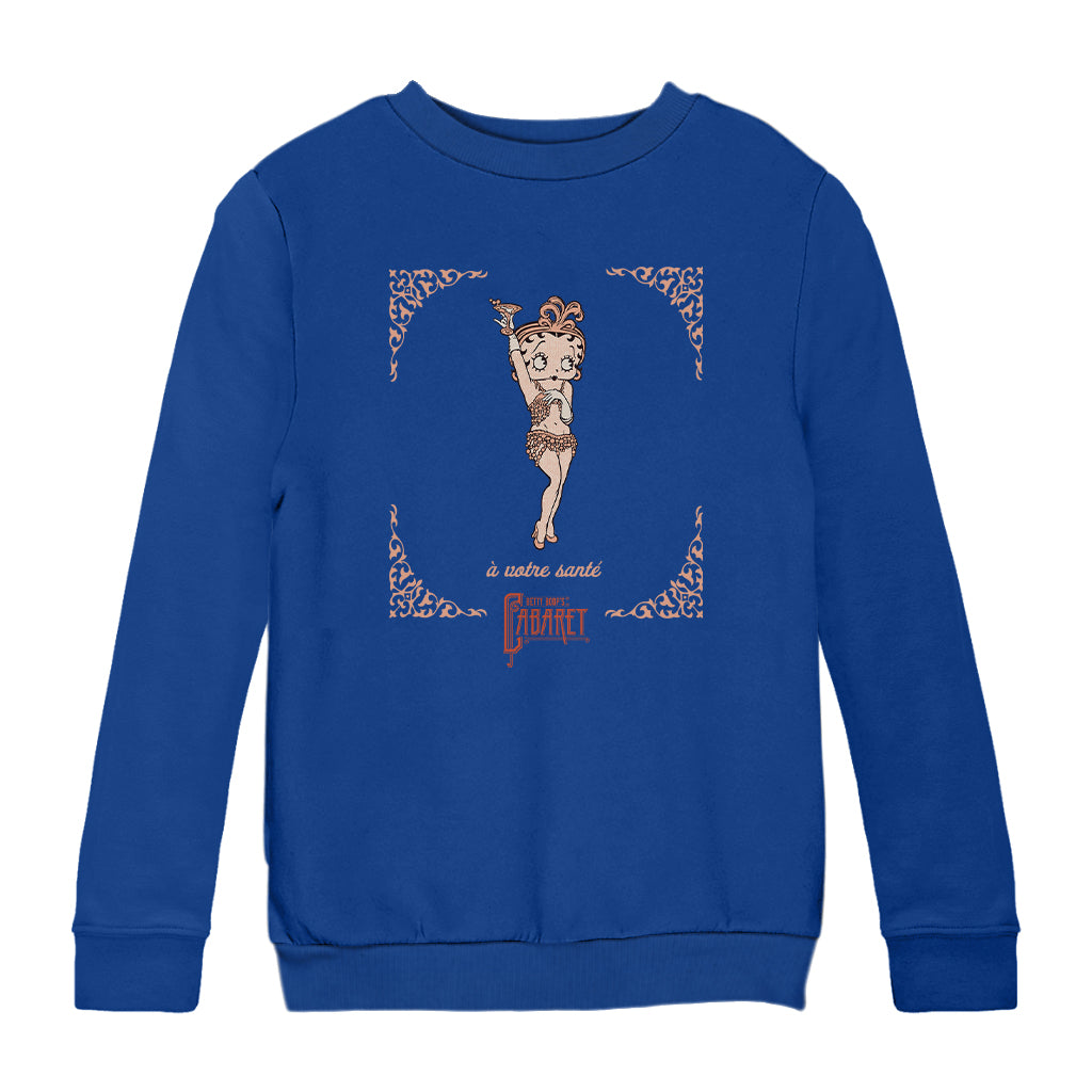 Betty Boop Betty Boop's Cabaret Kids Sweatshirt