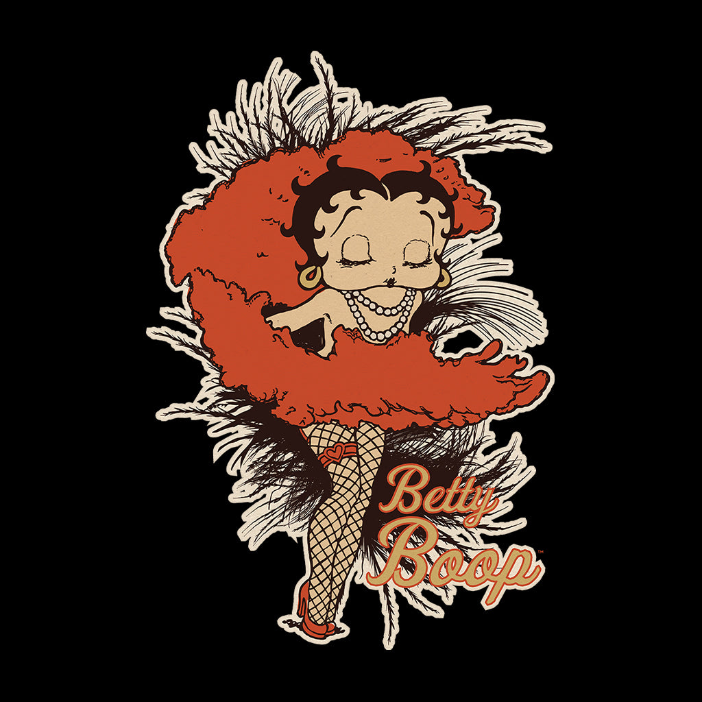 Betty Boop Fans and Feathers Women's Sweatshirt
