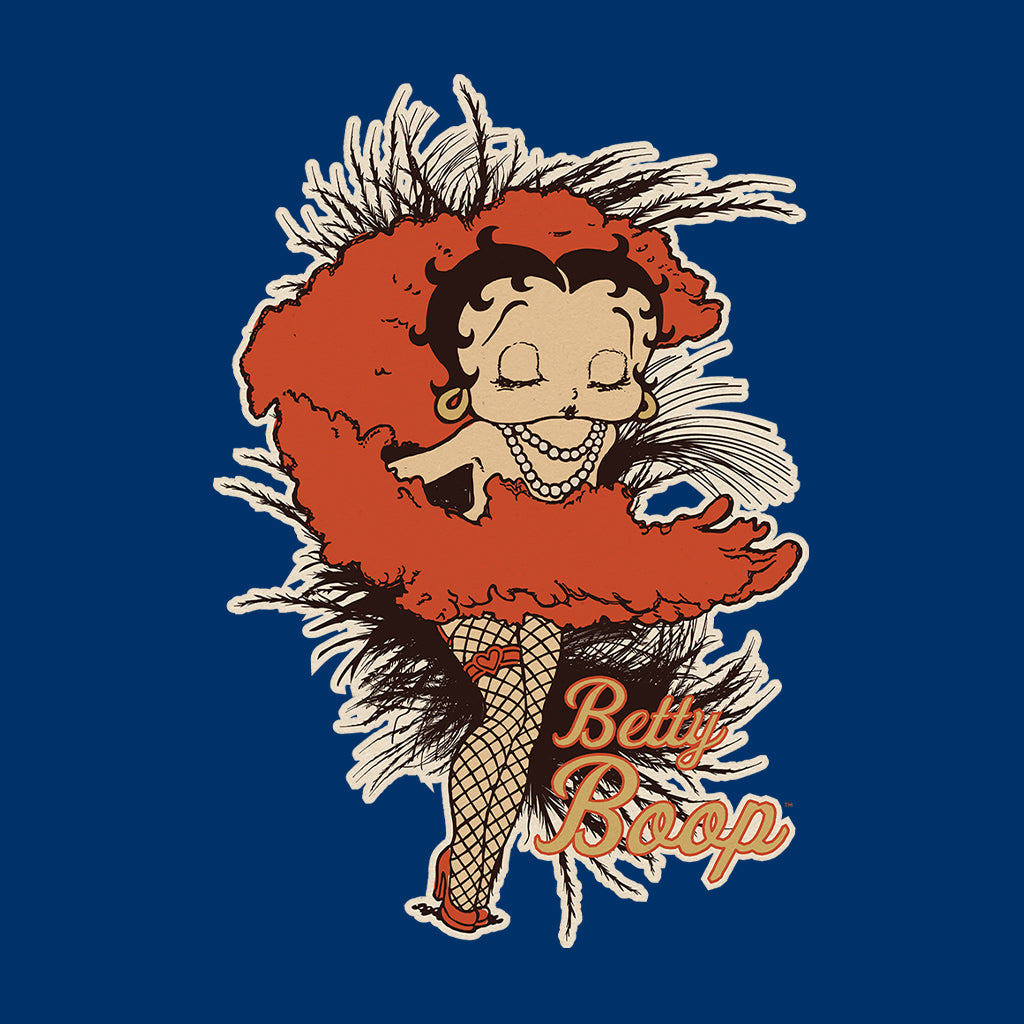 Betty Boop Fans and Feathers Kids T-Shirt