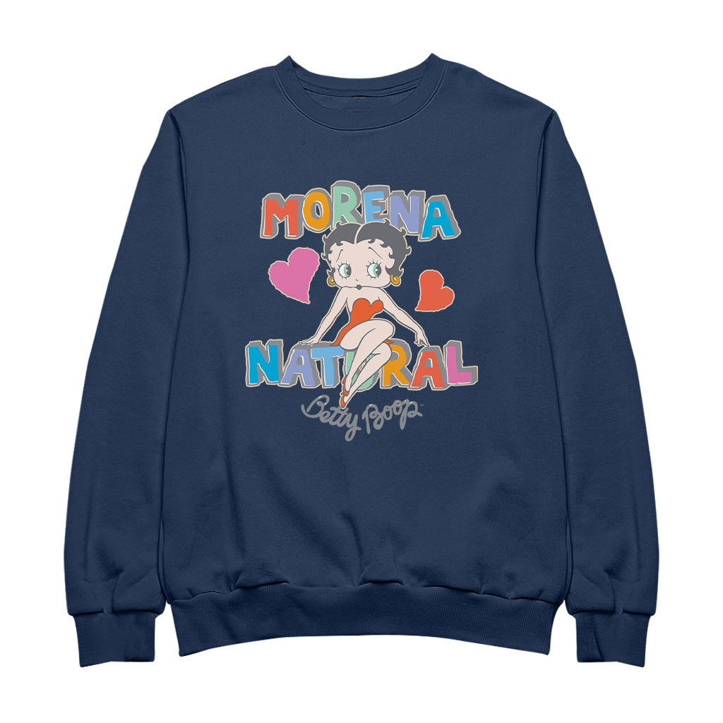 Betty Boop Morena Natural Men's Sweatshirt