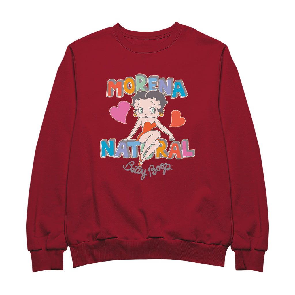 Betty Boop Morena Natural Women's Sweatshirt