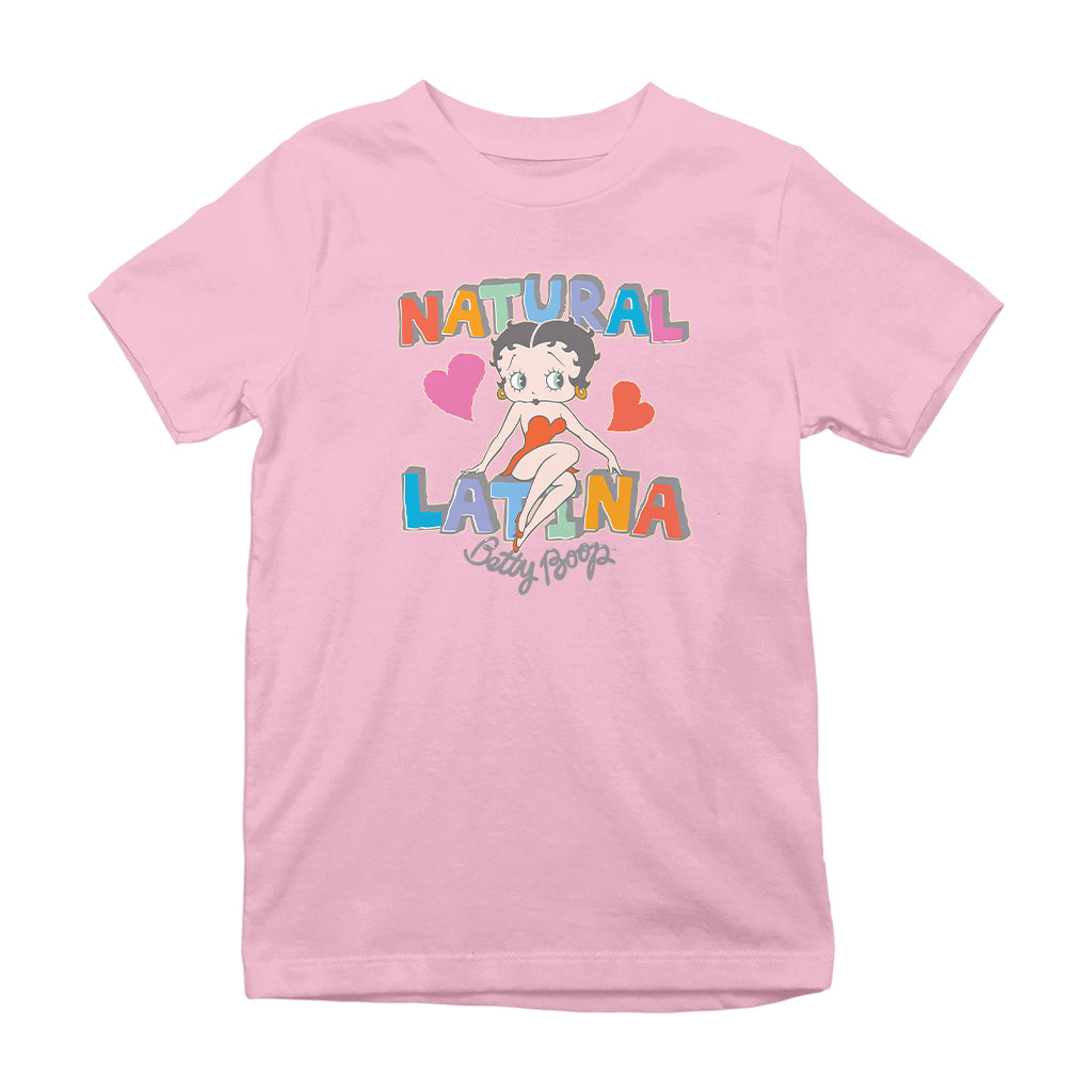Betty Boop Natural Latina Kids T-Shirt