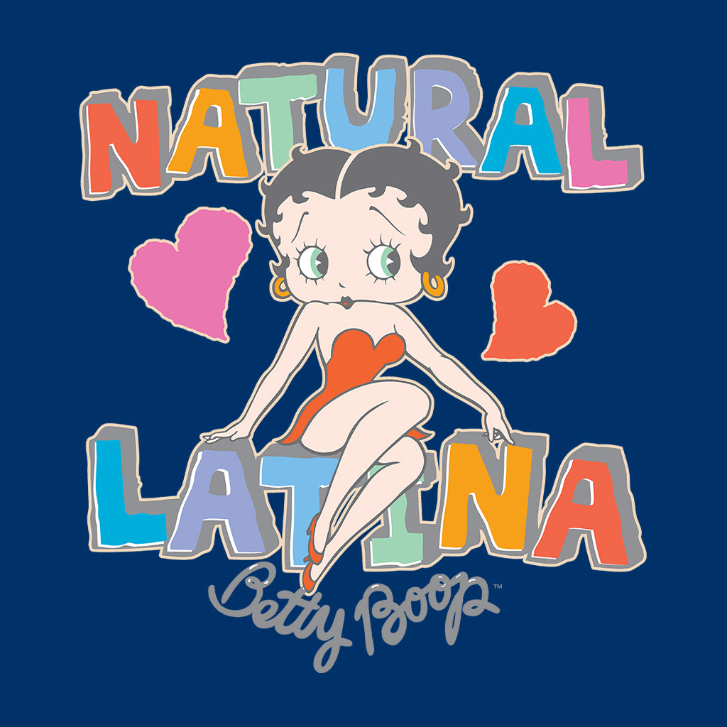 Betty Boop Natural Latina Kids Hooded Sweatshirt