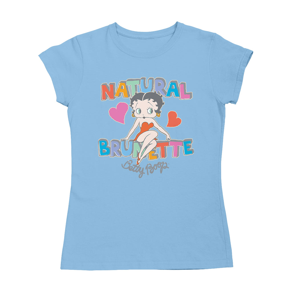 Betty Boop Natural Brunette Women's T-Shirt