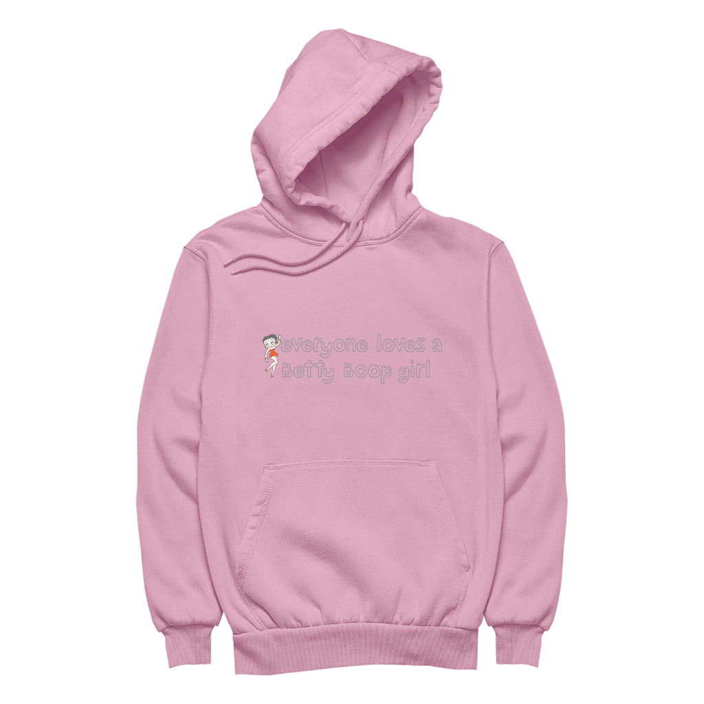 Betty Boop Everyone Loves A Betty Boop Girl Men's Hooded Sweatshirt