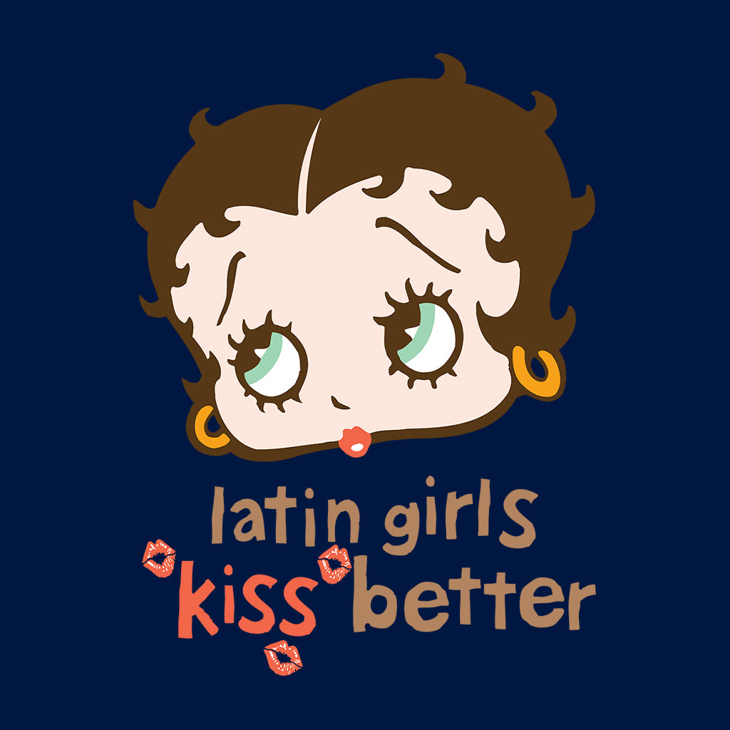 Betty Boop Latin Girls Kiss Better Kids T-Shirt