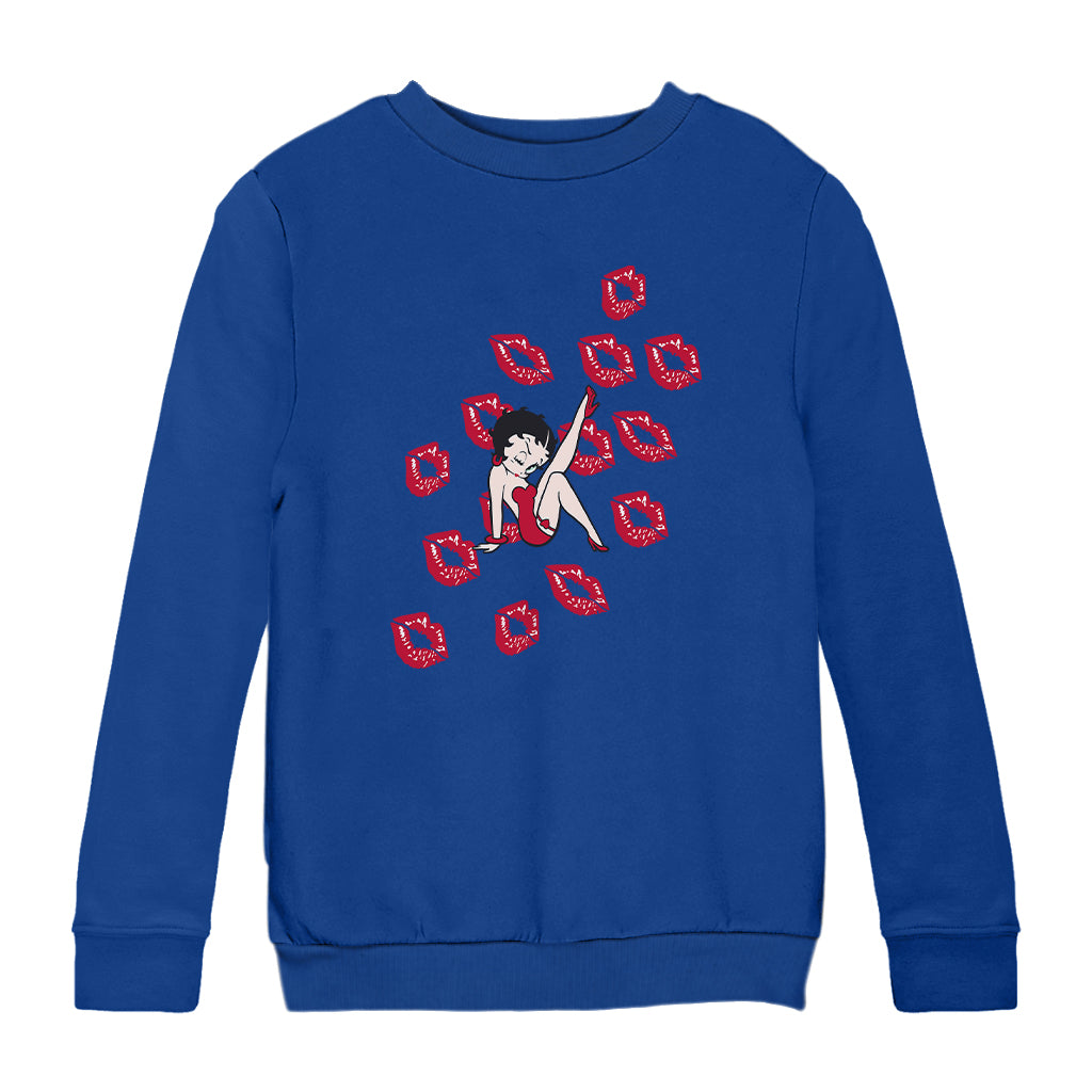 Betty Boop Kisses Kids Sweatshirt