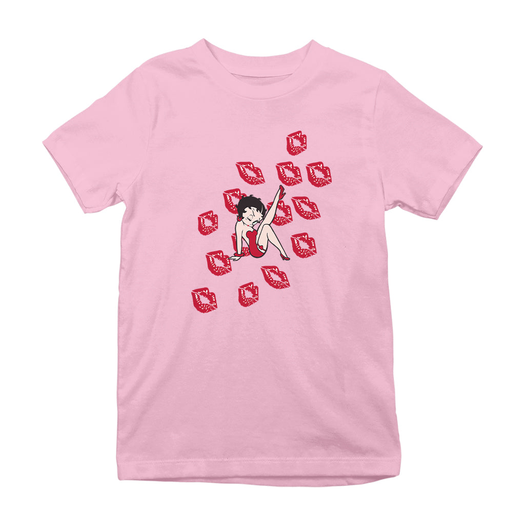 Betty Boop Kisses Kids T-Shirt