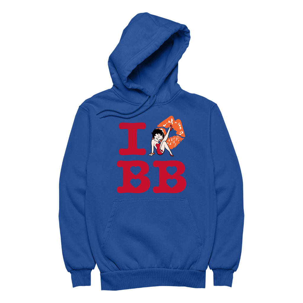 Betty Boop I BB Kiss Men's Hooded Sweatshirt