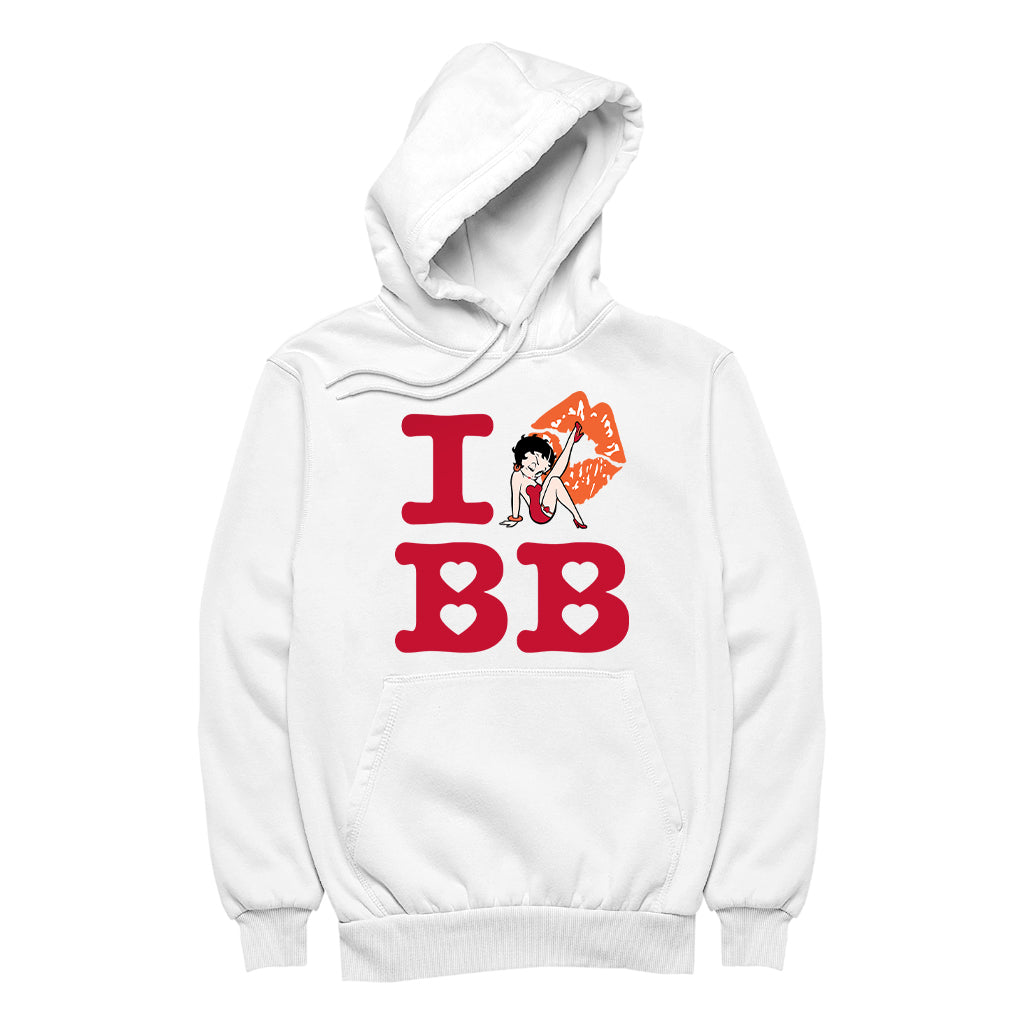 Betty Boop I BB Kiss Men's Hooded Sweatshirt