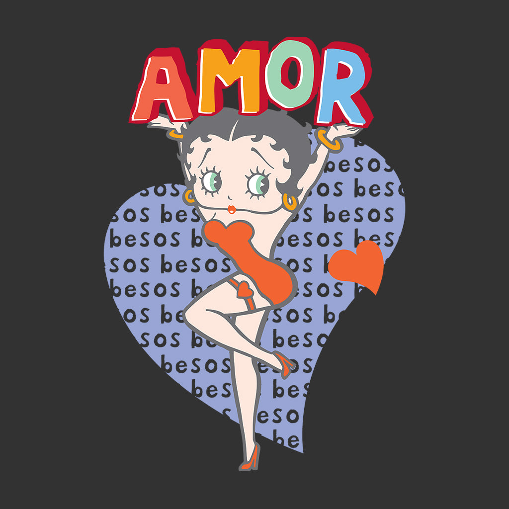 Betty Boop Amor Men's Hooded Sweatshirt