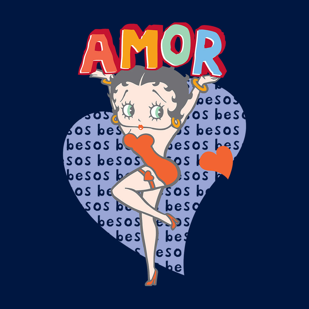 Betty Boop Amor Men's Hooded Sweatshirt