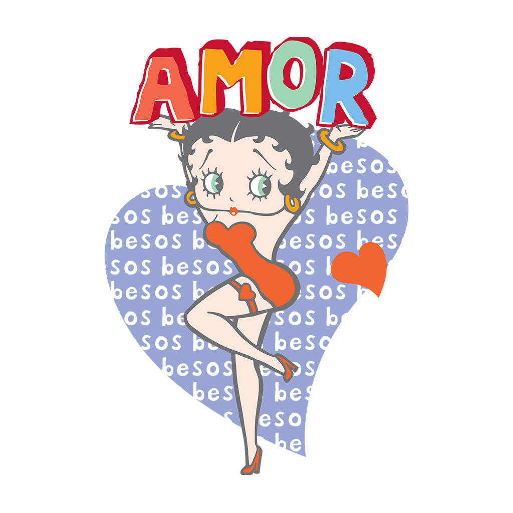 Betty Boop Amor Men's Hooded Sweatshirt