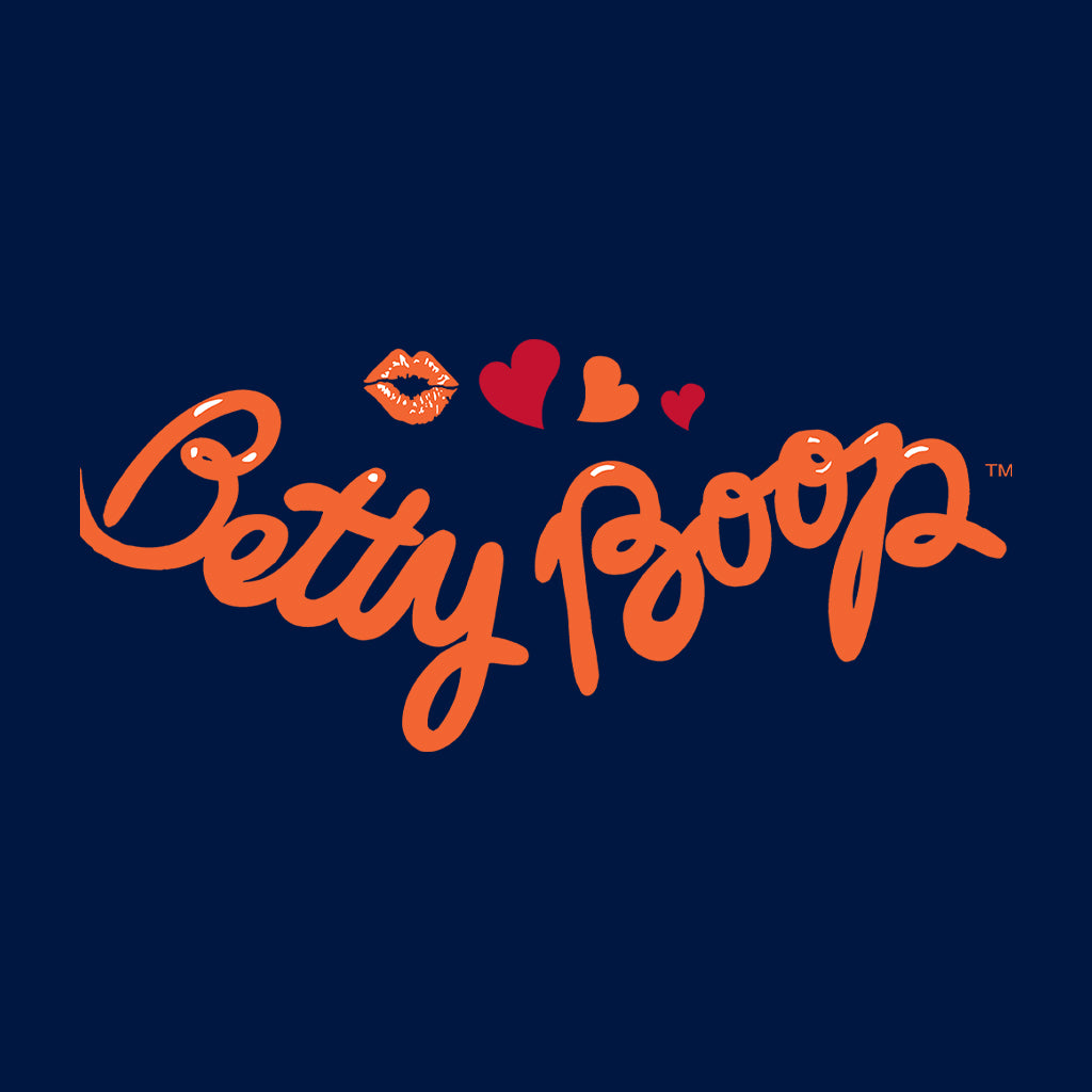 Betty Boop Kiss and Hearts Men's Hooded Sweatshirt