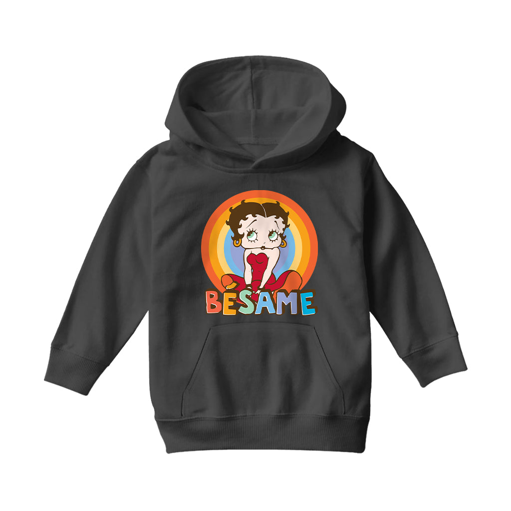 Betty Boop Besame Kids Hooded Sweatshirt