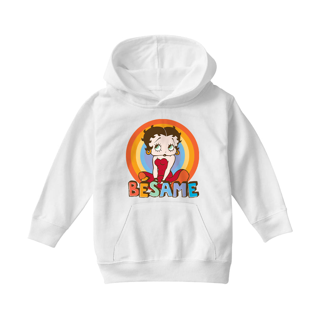 Betty Boop Besame Kids Hooded Sweatshirt