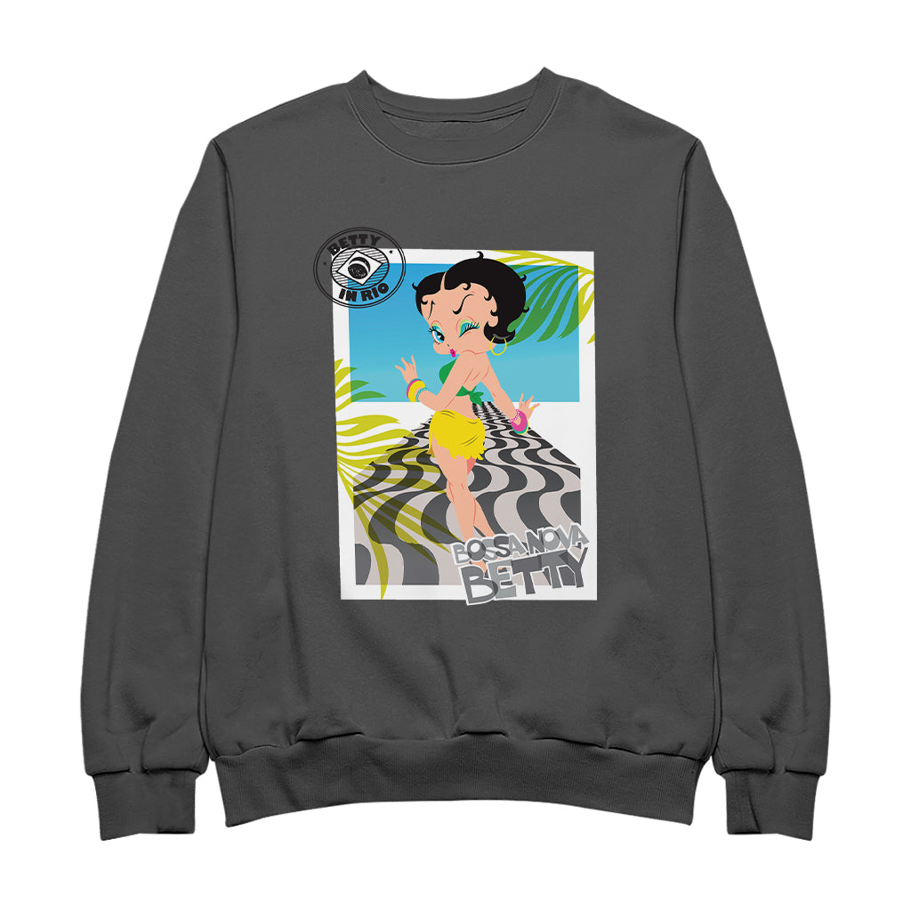 Betty Boop Bossa Nova In Rio Men's Sweatshirt