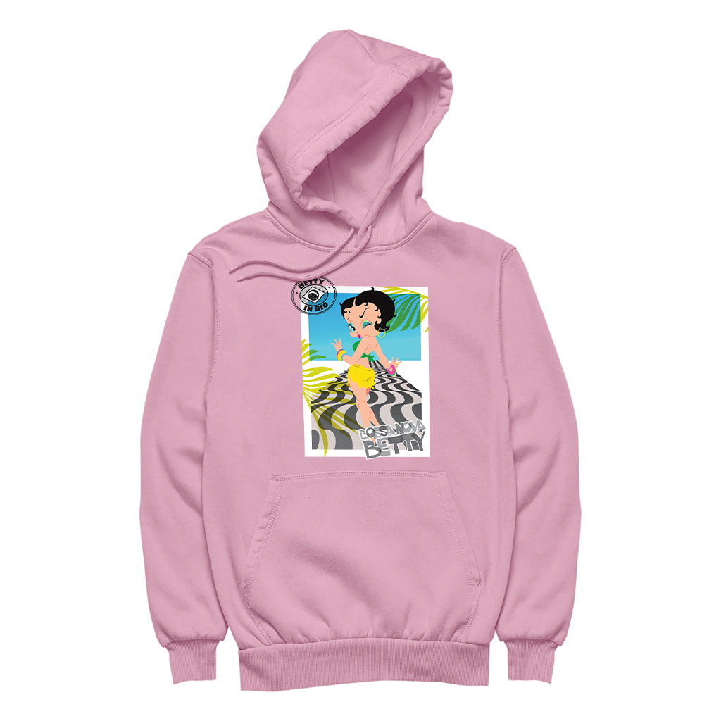 Betty Boop Bossa Nova In Rio Women's Hooded Sweatshirt