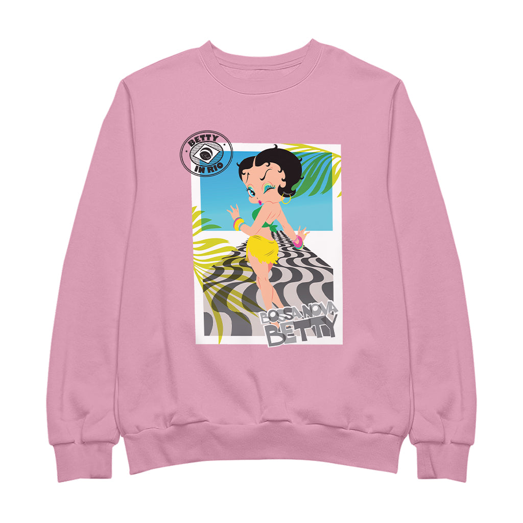 Betty Boop Bossa Nova In Rio Women's Sweatshirt