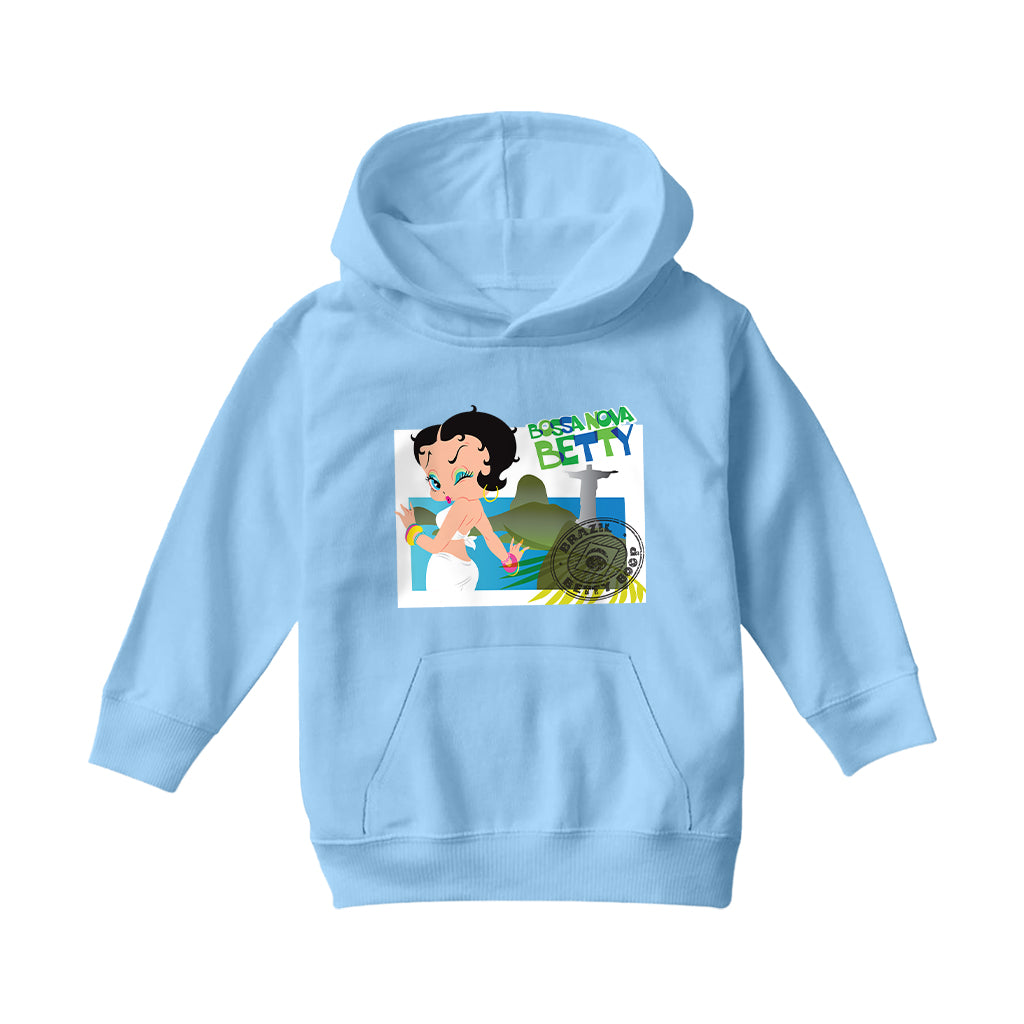Betty Boop Bossa Nova Kids Hooded Sweatshirt
