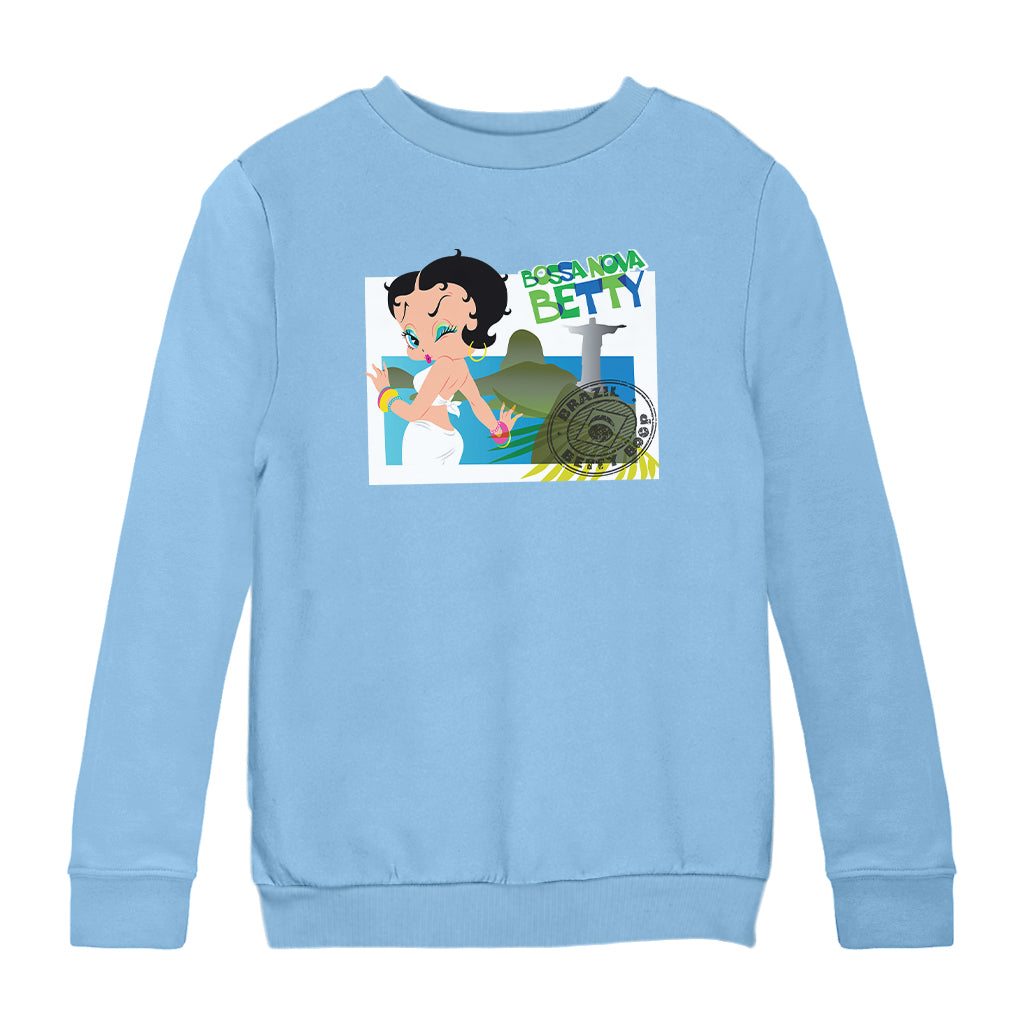 Betty Boop Bossa Nova Kids Sweatshirt