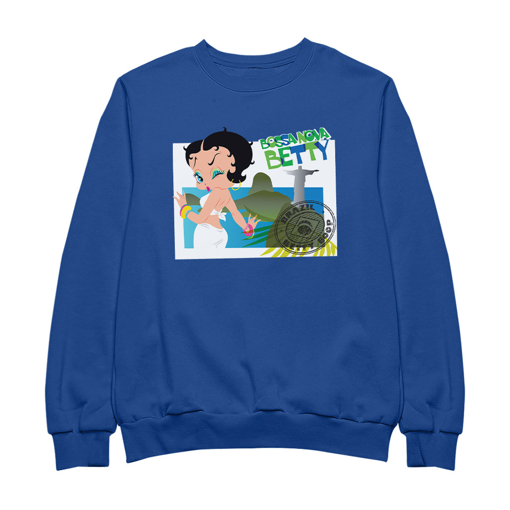 Betty Boop Bossa Nova Women's Sweatshirt