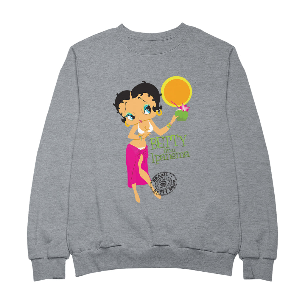 Betty Boop From Ipanema Men's Sweatshirt