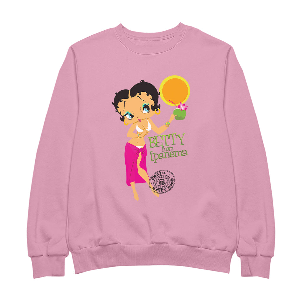Betty Boop From Ipanema Men's Sweatshirt
