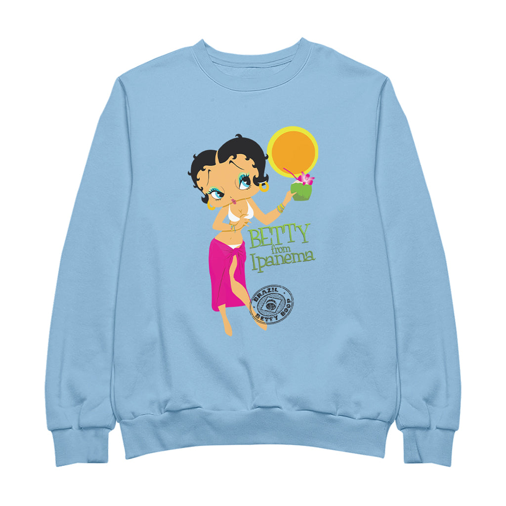 Betty Boop From Ipanema Men's Sweatshirt