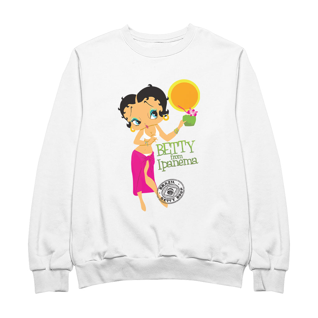 Betty Boop From Ipanema Men's Sweatshirt