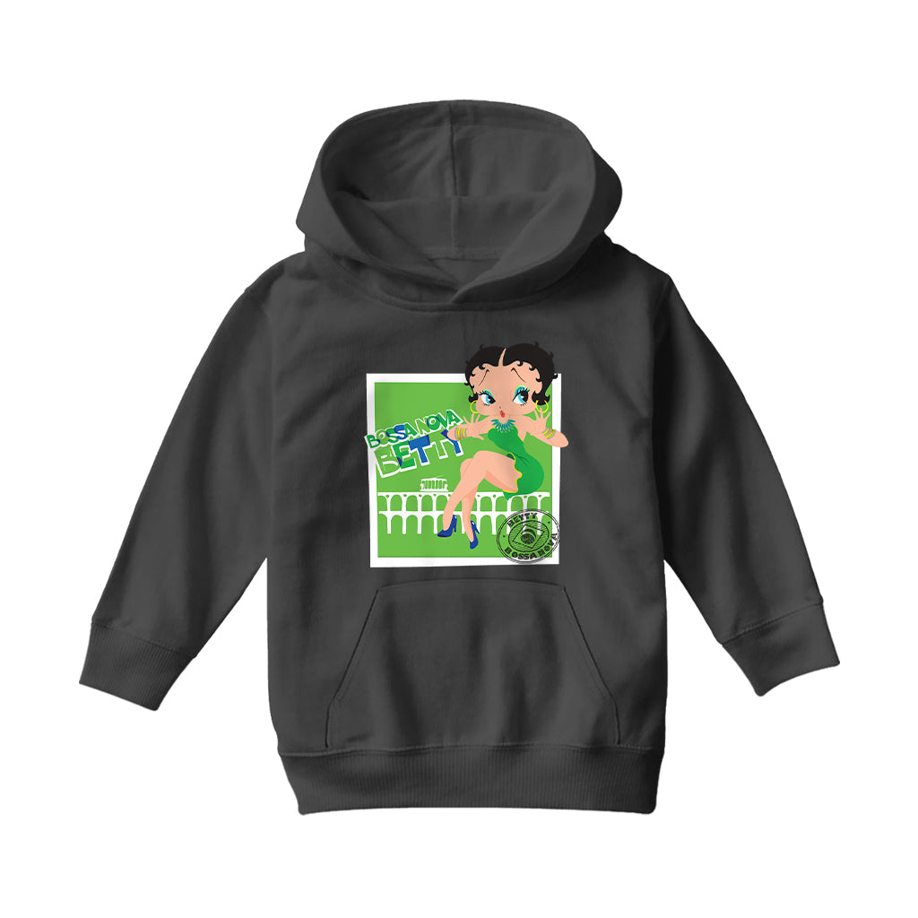 Betty Boop Bossa Nova Betty Kids Hooded Sweatshirt
