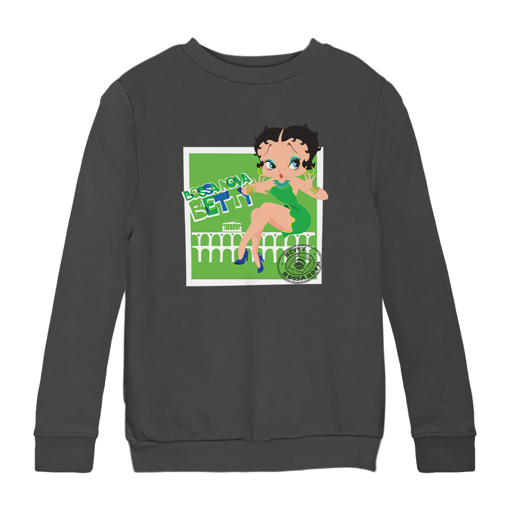 Betty Boop Bossa Nova Betty Kids Sweatshirt