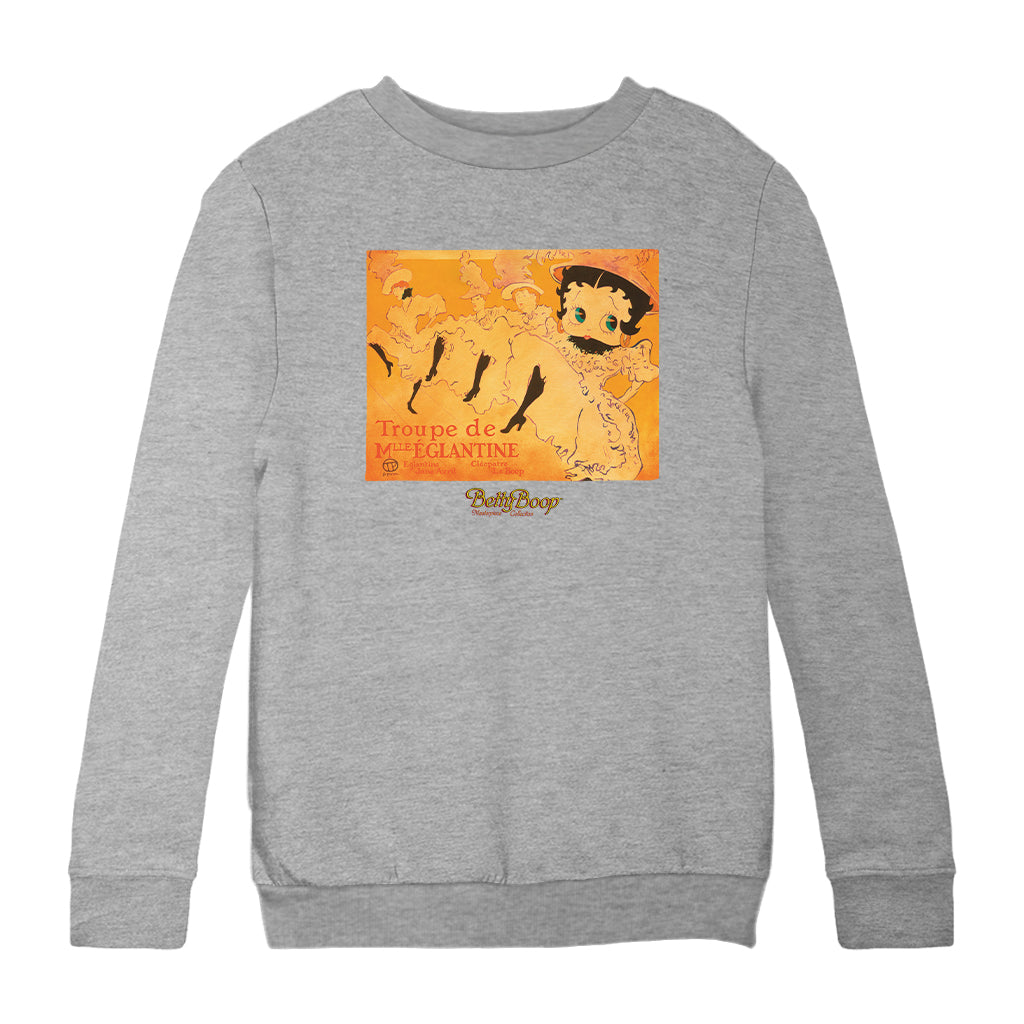 Betty Boop Troupe de Mlle Eglantine Masterpiece Collection Kids Sweatshirt