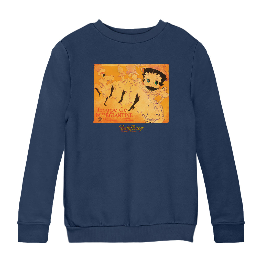 Betty Boop Troupe de Mlle Eglantine Masterpiece Collection Kids Sweatshirt