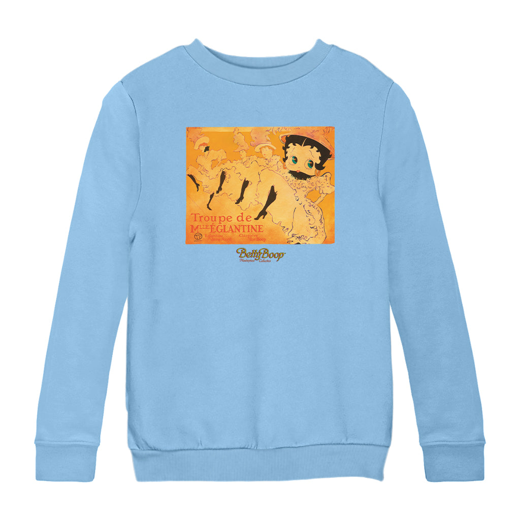 Betty Boop Troupe de Mlle Eglantine Masterpiece Collection Kids Sweatshirt