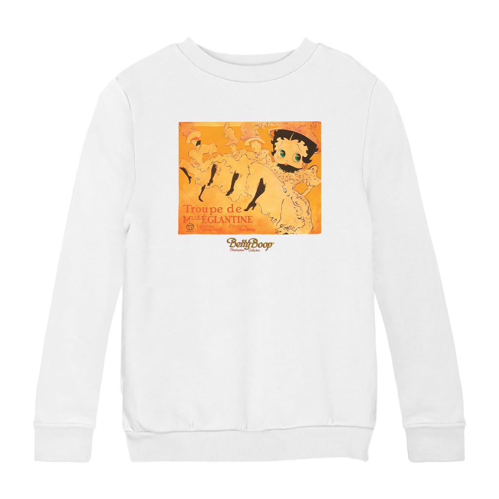 Betty Boop Troupe de Mlle Eglantine Masterpiece Collection Kids Sweatshirt