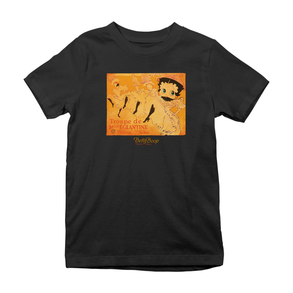 Betty Boop Troupe de Mlle Eglantine Masterpiece Collection Kids T-Shirt
