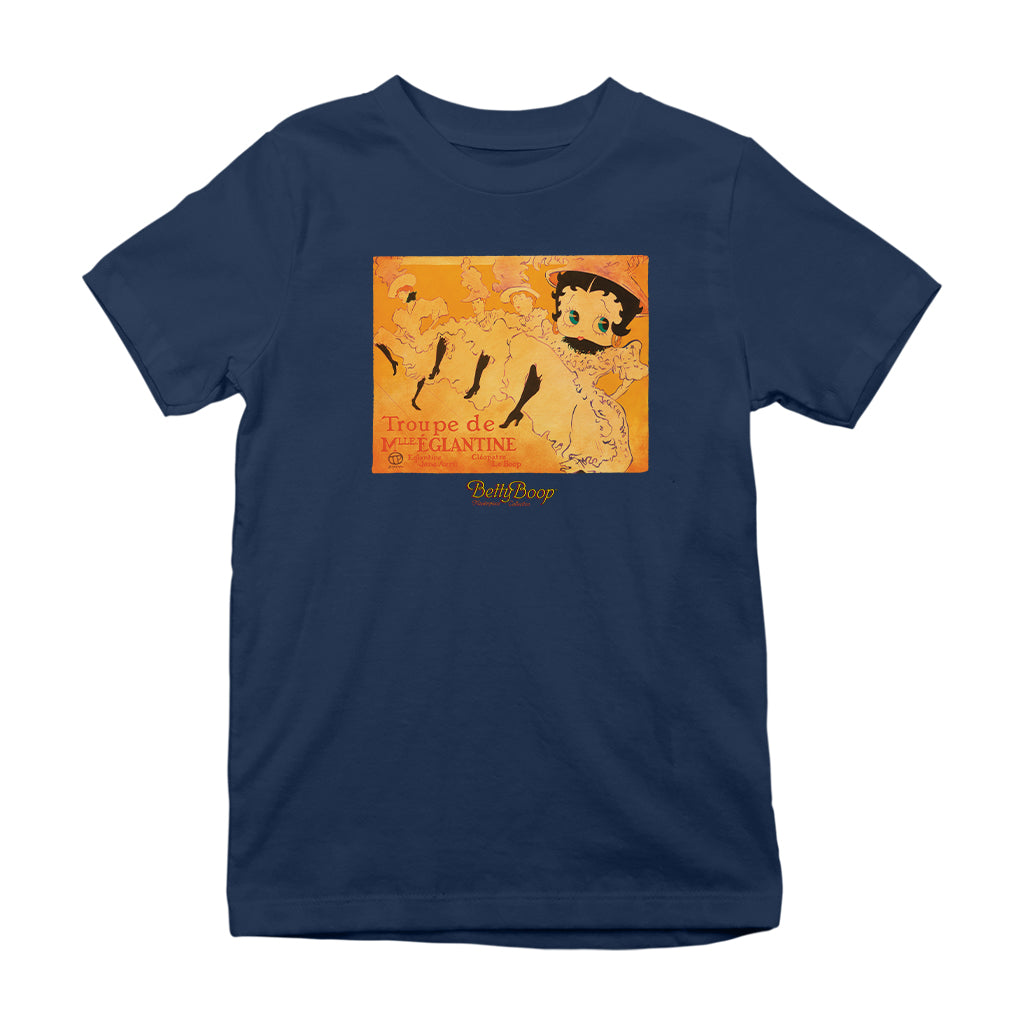 Betty Boop Troupe de Mlle Eglantine Masterpiece Collection Kids T-Shirt