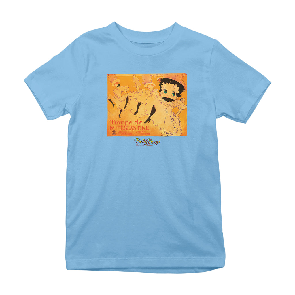 Betty Boop Troupe de Mlle Eglantine Masterpiece Collection Kids T-Shirt